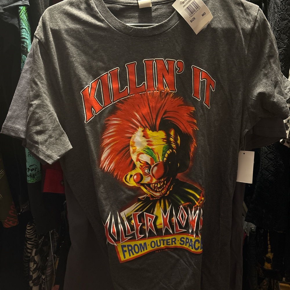 Gray Killer Clown T-Shirt